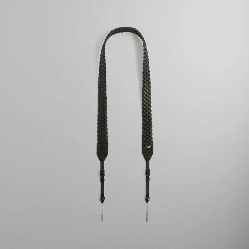 Kith Braided Leather Camera Strap - Black sold by Kith