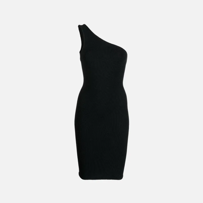 Hunza G Nancy Dress - Black sold by Kith