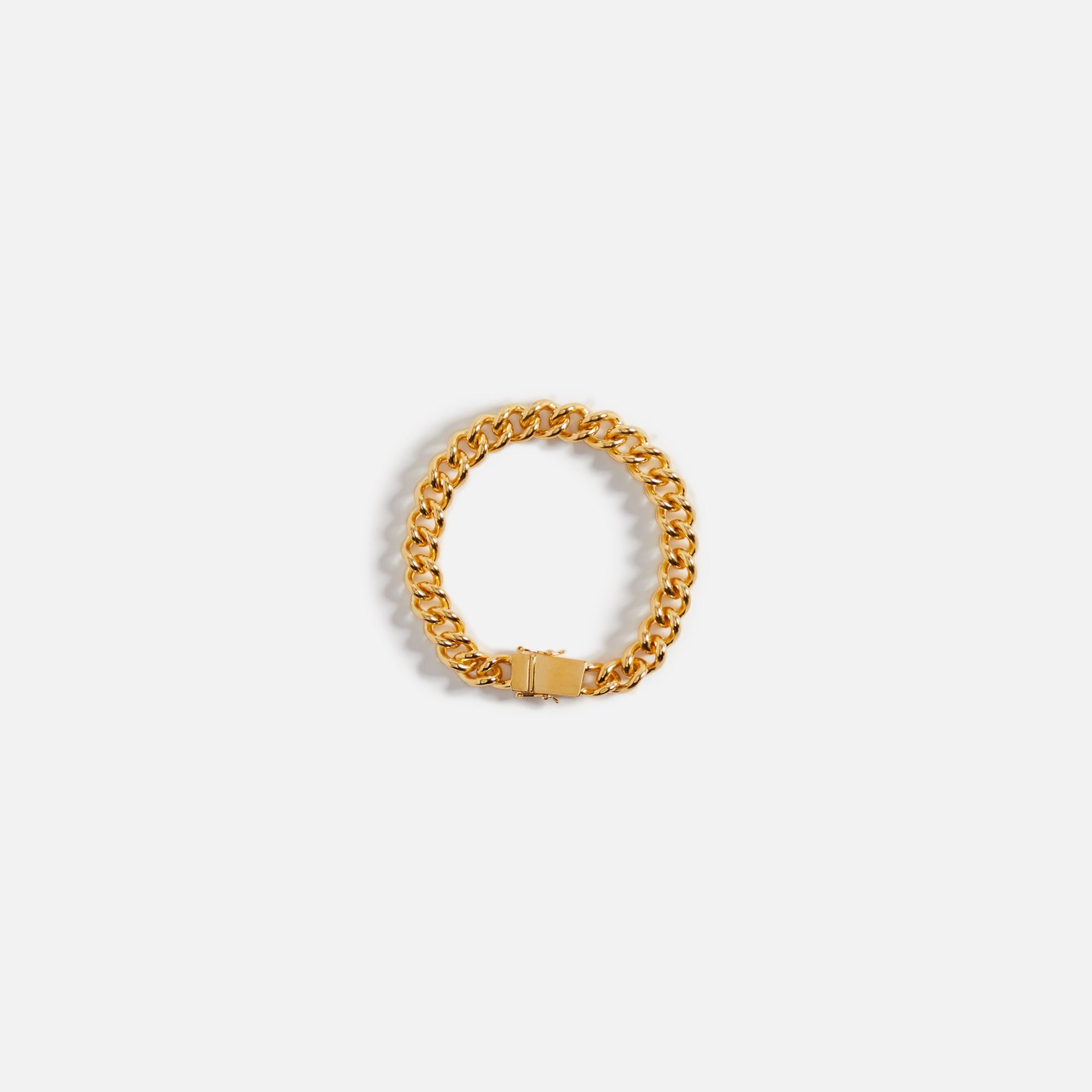 Tom Wood Lou Bracelet 9K Gold 7.7 - Gold sold by Kith