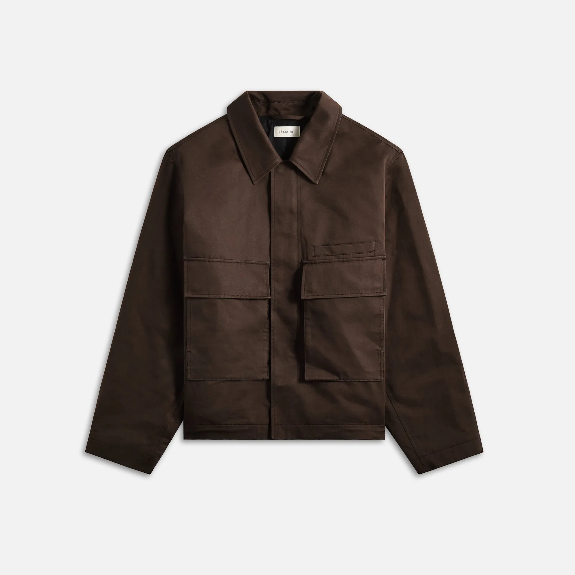 Lemaire Quilted 3D Pockets Jacket - Espresso Brown sold by Kith