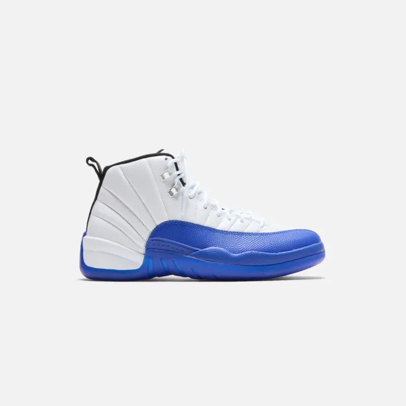 Jordan Air Jordan 12 - White / Black / Game Royal sold by Kith