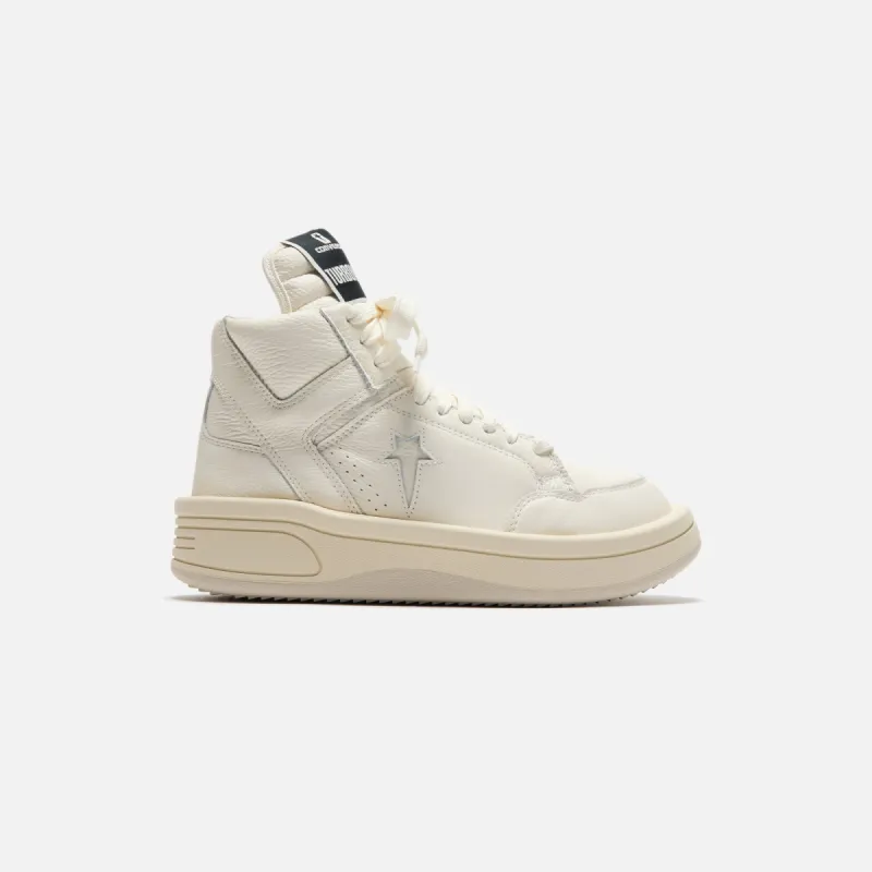 Converse x Rick Owens DRKSHDW Turbowpn - Egret / Cream sold by Kith