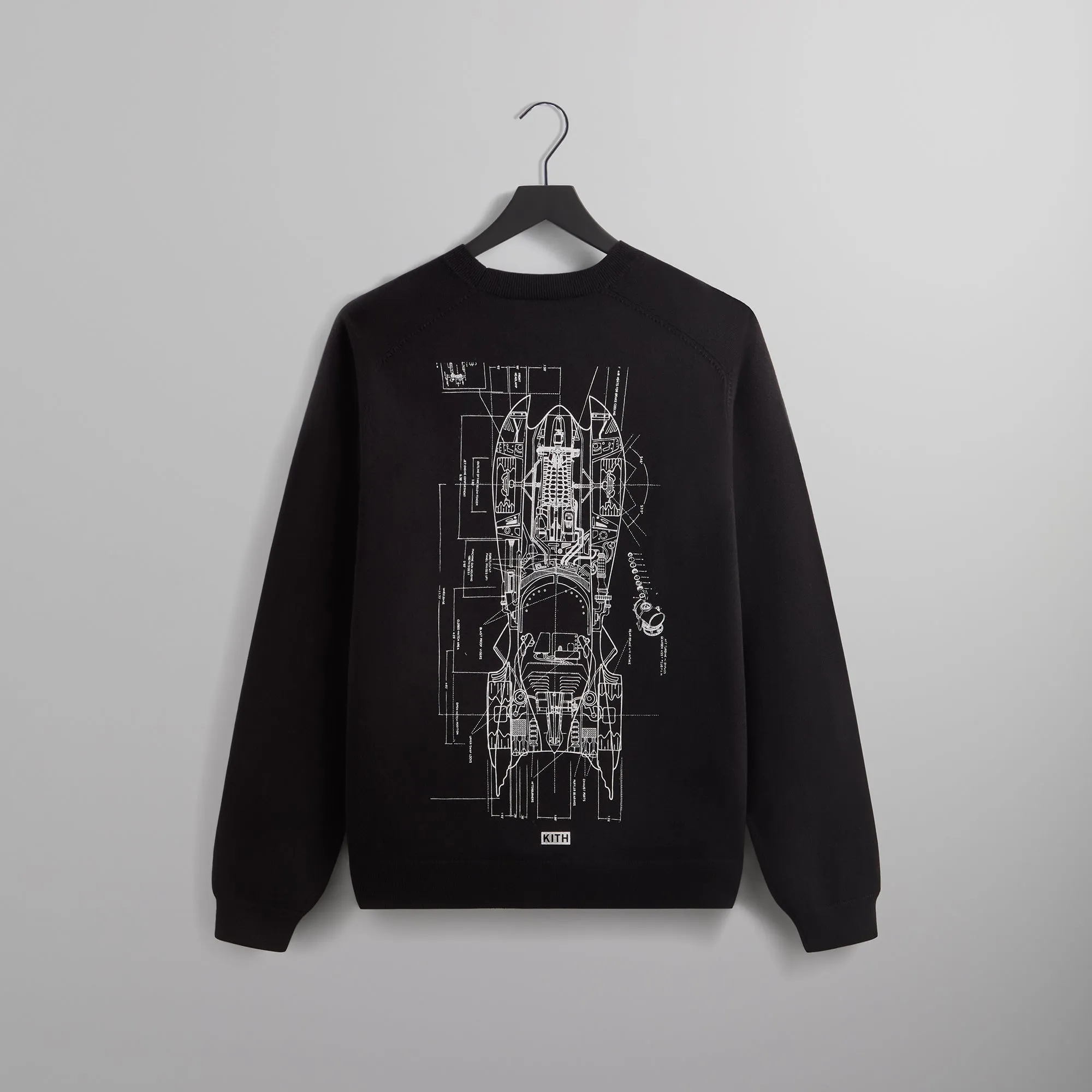 Batman | Kith Batmobile Crewneck Sweater - Black sold by Kith product image thumbnail 2