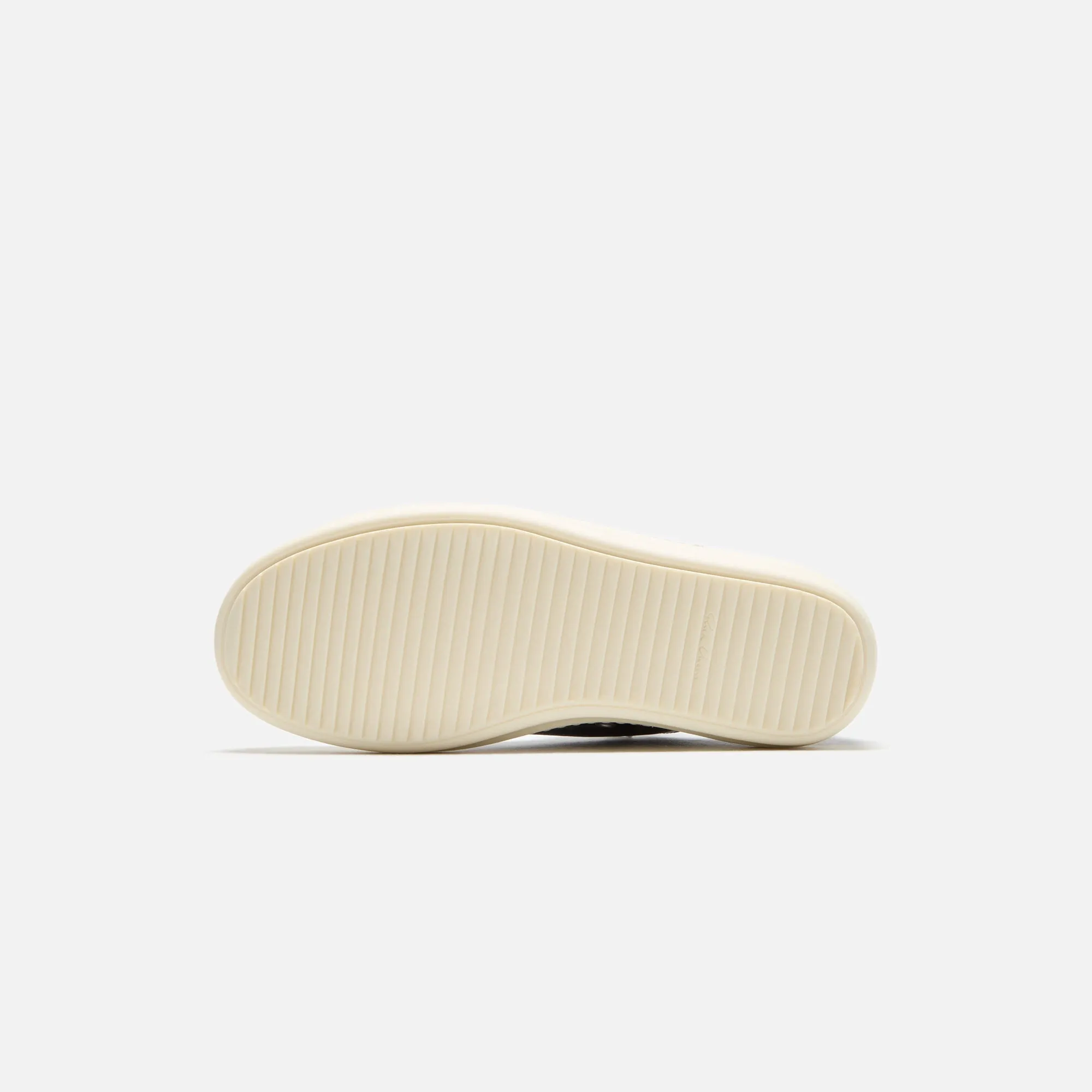 Rick Owens Low Sneakers Scarpe In Pelle - Black / Milk / Milk sold by Kith product image thumbnail 4