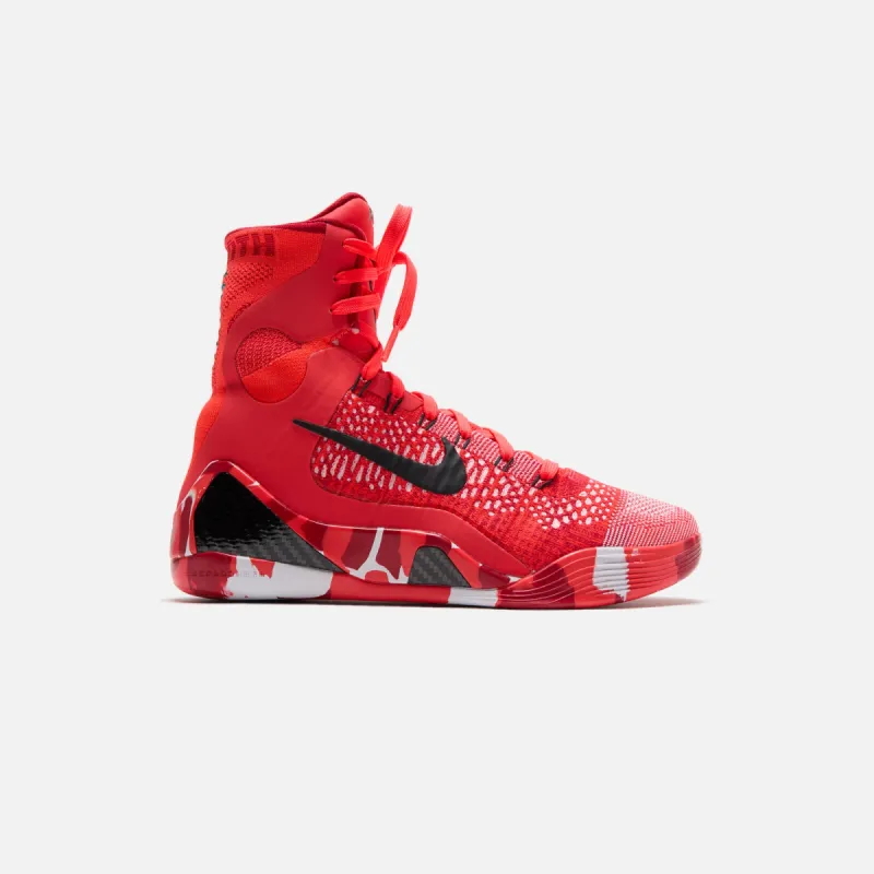 Nike Kobe 9 Elite Protro - Bright Crimson / Black-White sold by Kith