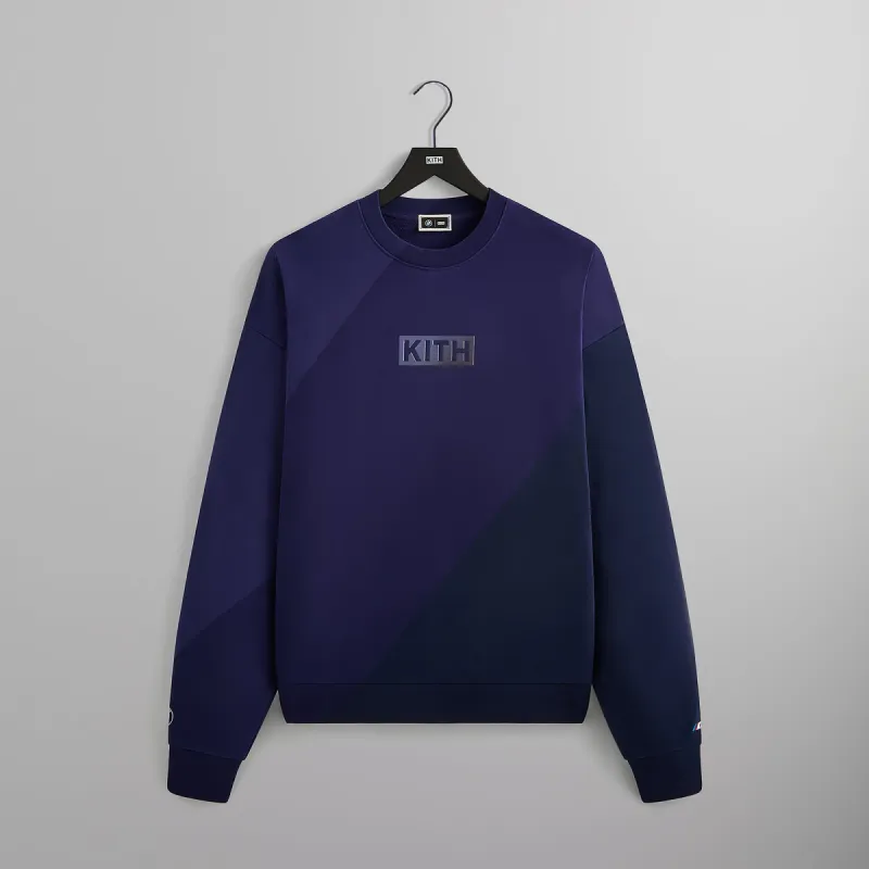 Kith for BMW Technoviolet Vintage Nelson Crewneck - Techno Violet sold by Kith