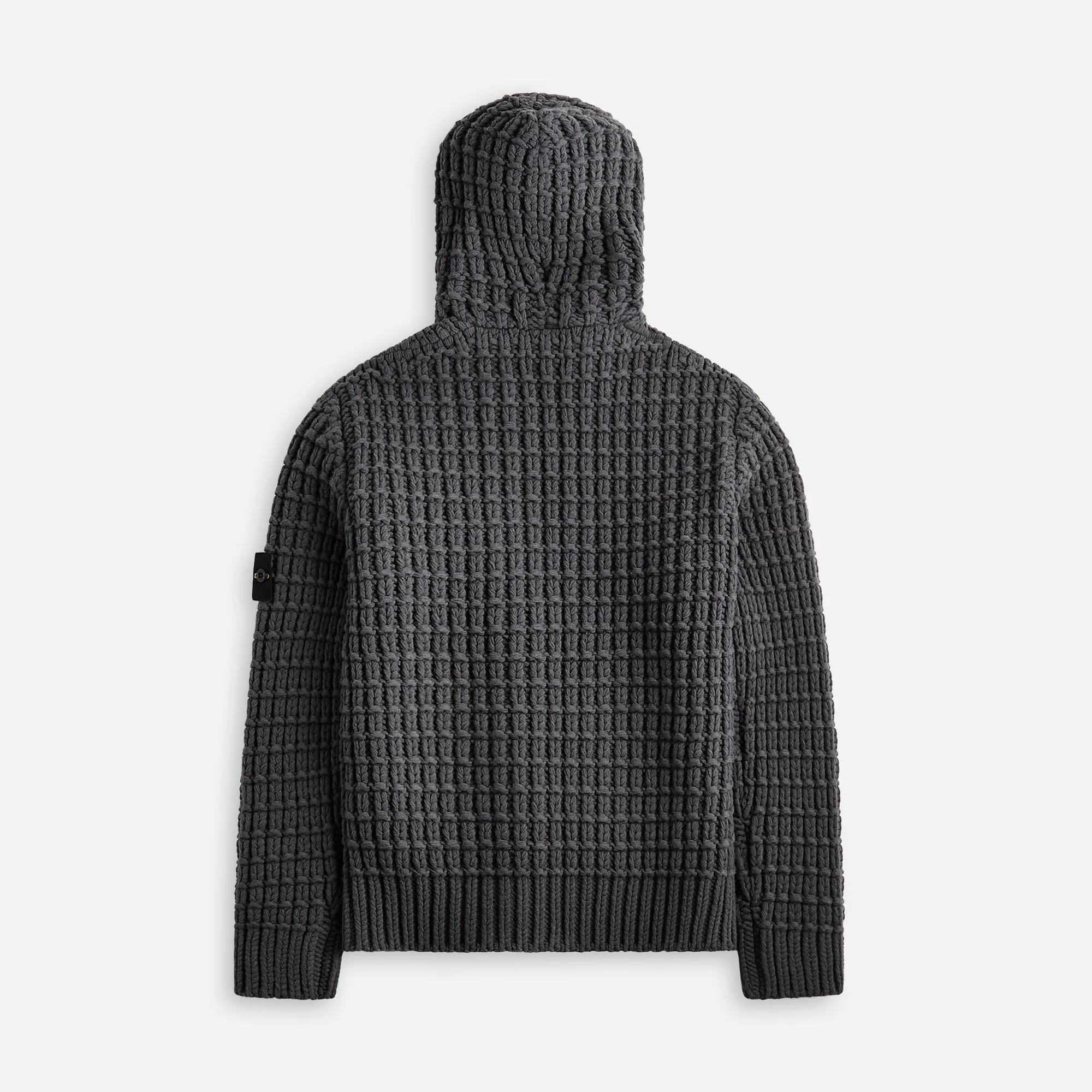 Stone Island Zip Knit Hoodie - Lead Grey sold by Kith product image thumbnail 2