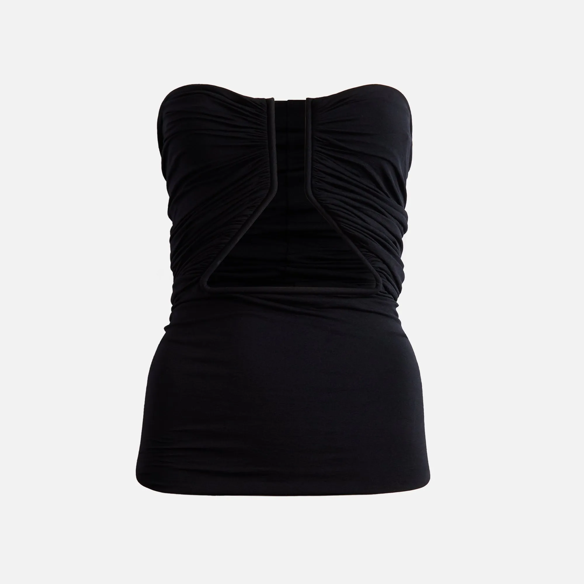Rick Owens Jersey Prong Bustier - Black sold by Kith