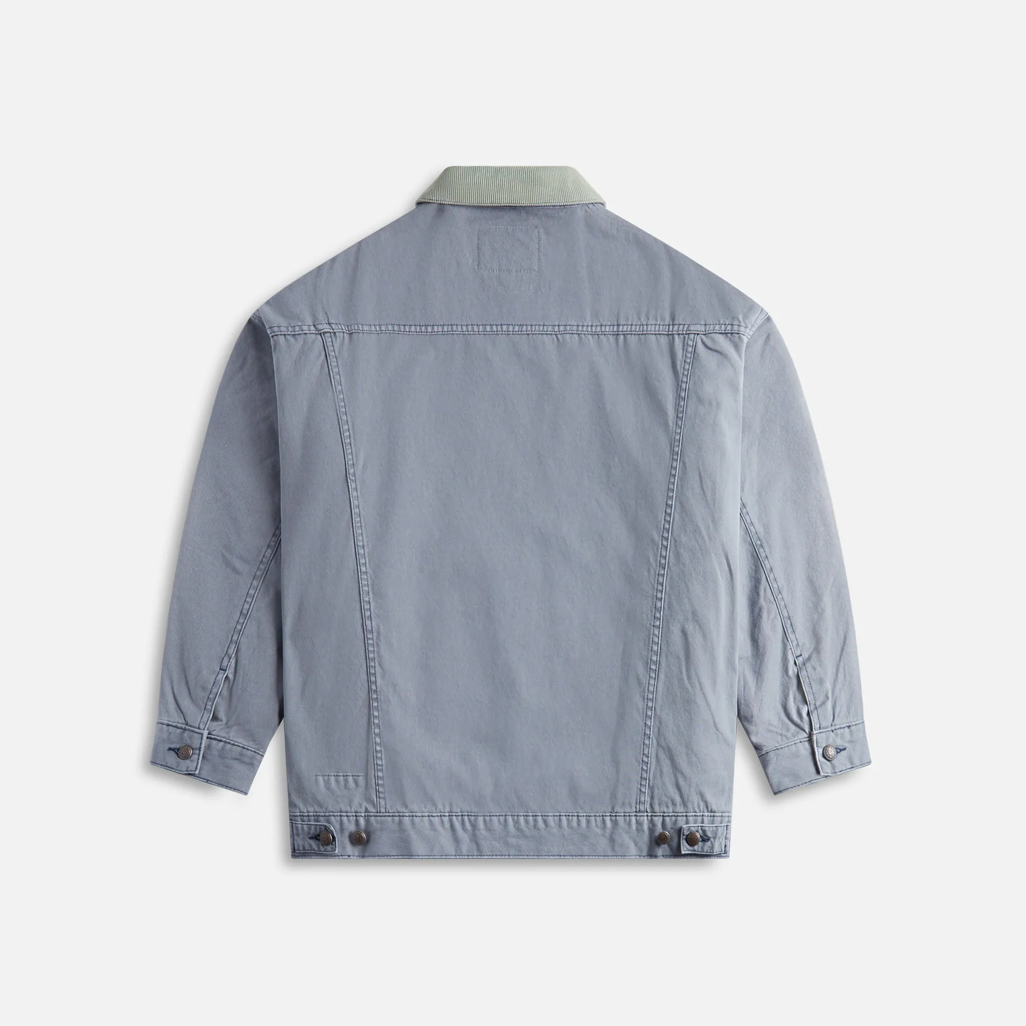 R13 Lacey Trucker Jacket - Faded Steel Blue Canvas sold by Kith product image thumbnail 2