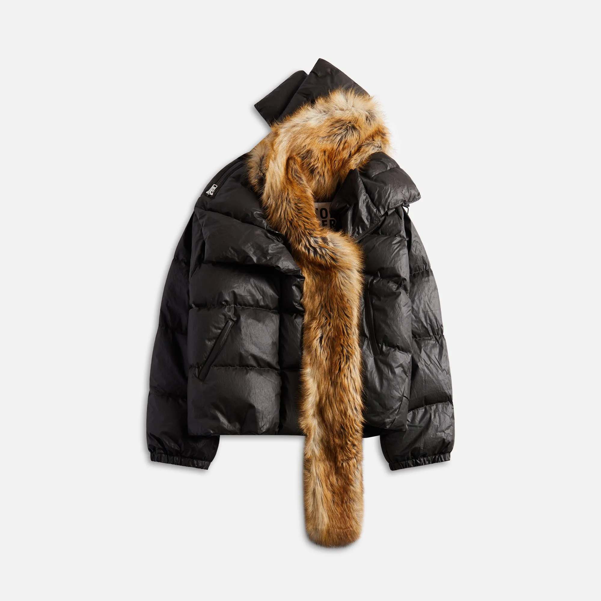 Ottolinger Deconstructed Double Zip Puffer Jacket - Brown sold by Kith