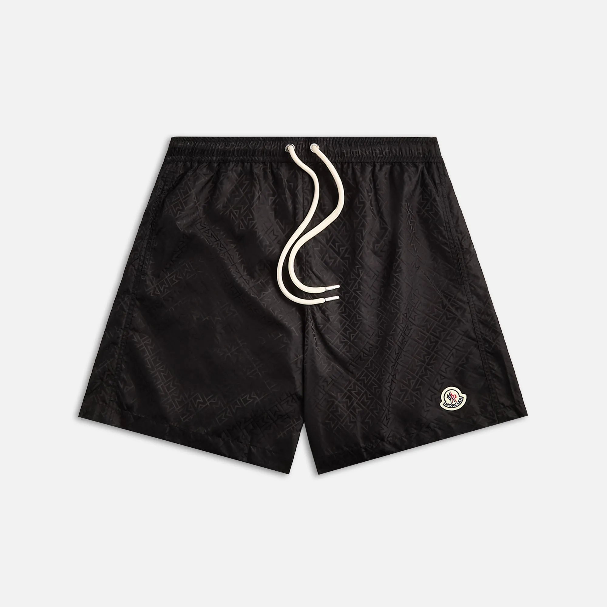 Moncler Satin Jacquard Swimwear - Black sold by Kith
