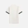 Moncler Cotton Pique Short Sleeve Polo - White sold by Kith