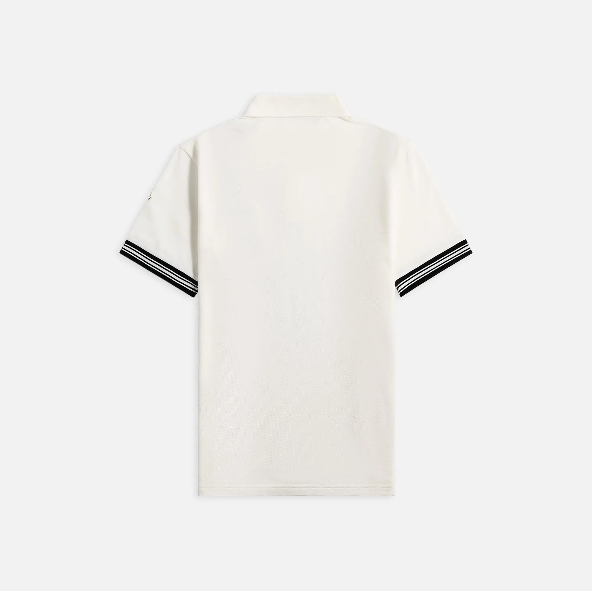 Moncler Cotton Pique Short Sleeve Polo - White sold by Kith product image thumbnail 2