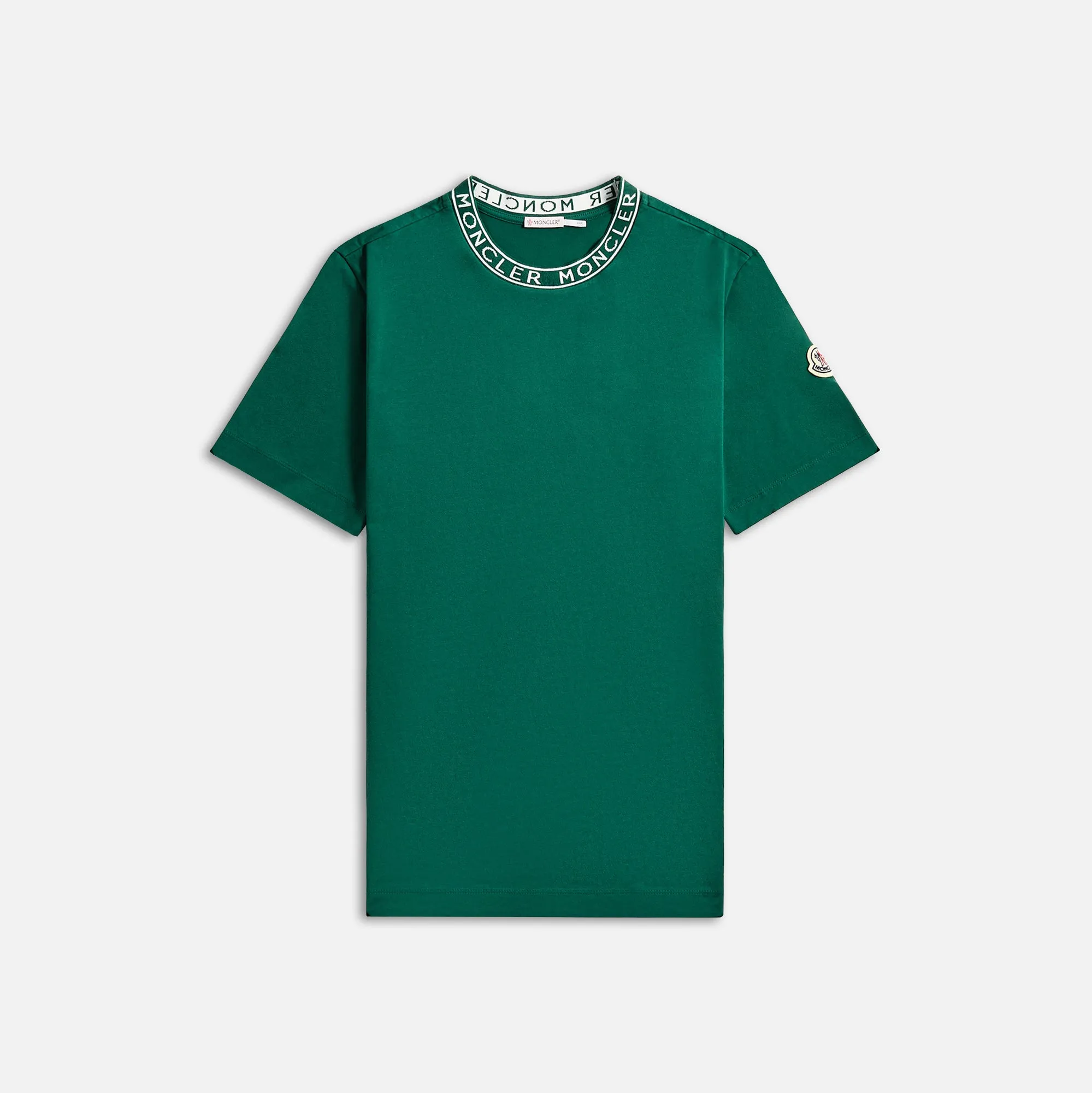 Moncler Cotton Jersey Tee - Green sold by Kith