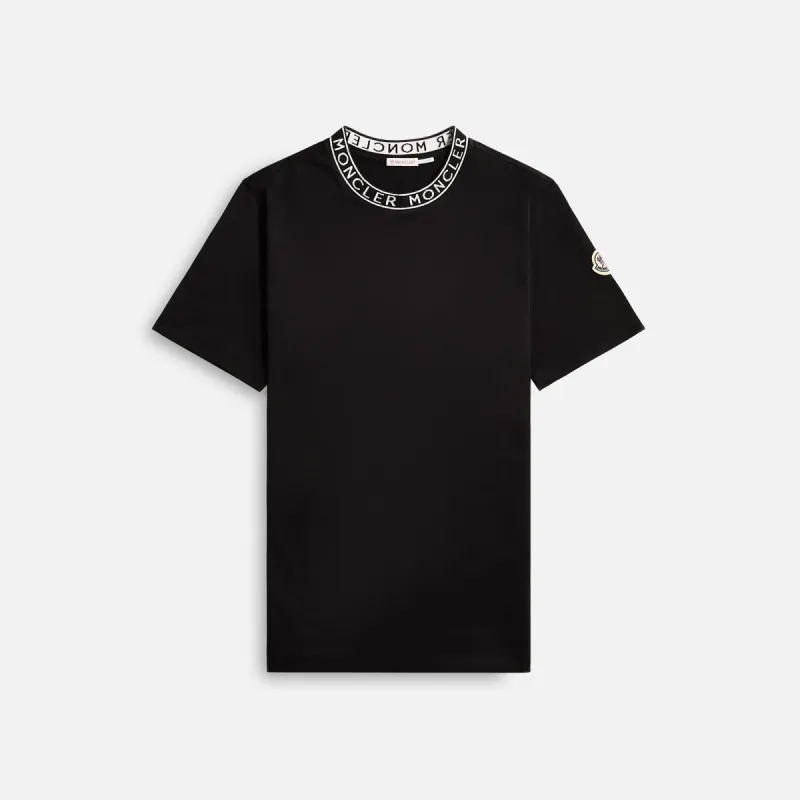 Moncler Cotton Jersey Tee - Black sold by Kith