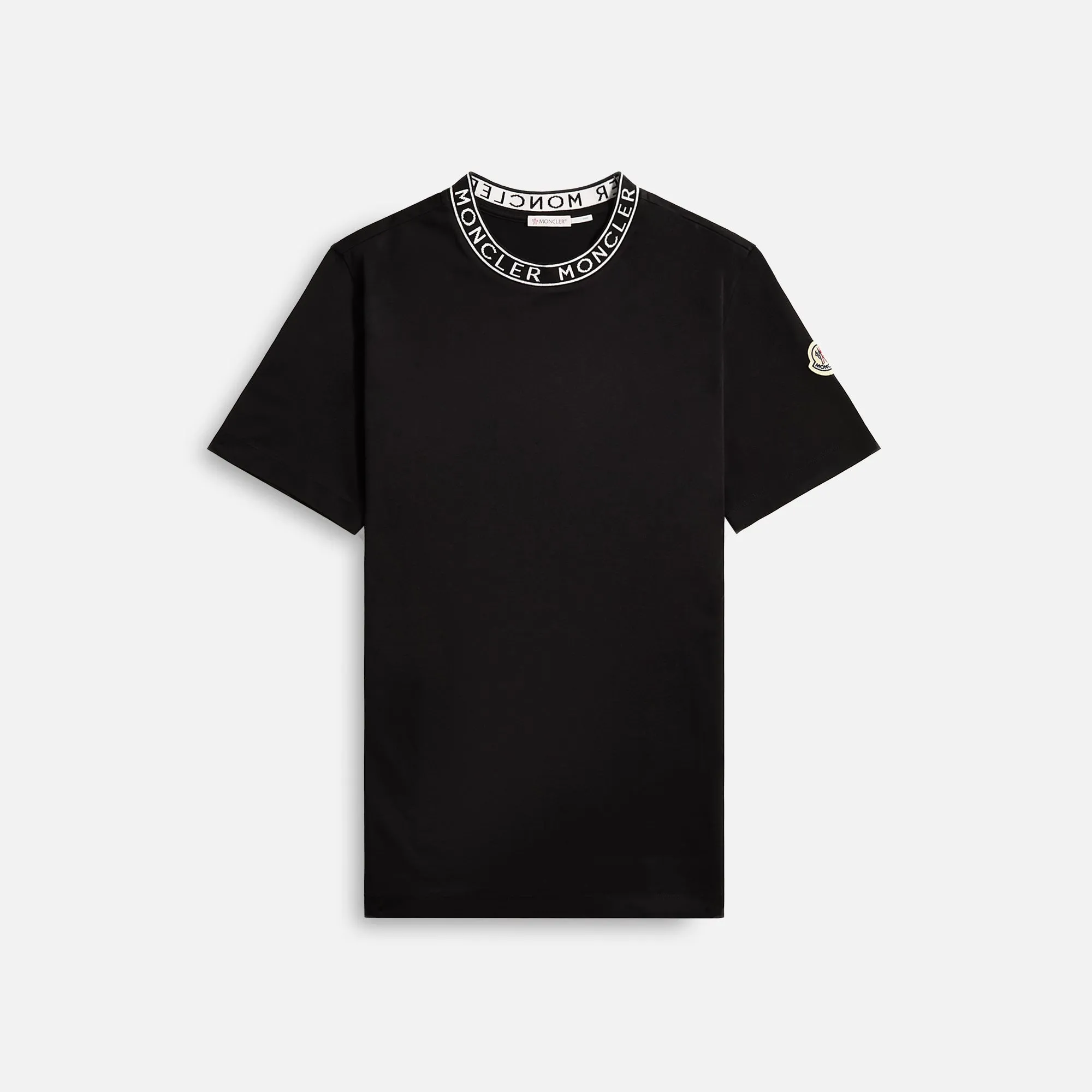 Moncler Cotton Jersey Tee - Black sold by Kith