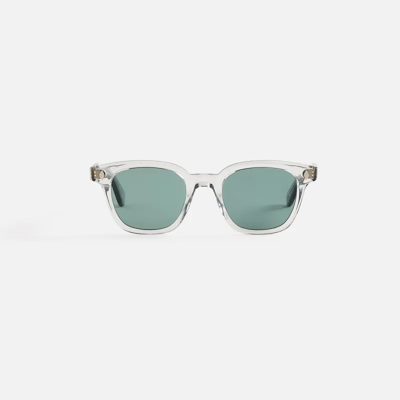 Garrett Leight Broadway Sunglass - Light Grey / Semi Flat Blue Smoke sold by Kith