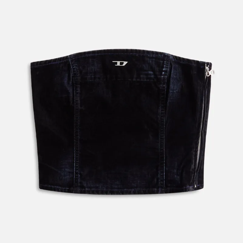 Diesel De-Ville Top Flocked - Navy sold by Kith