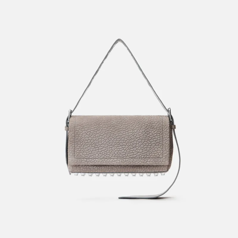 Alexander Wang Ricco Medium Flap Bag - Grey sold by Kith