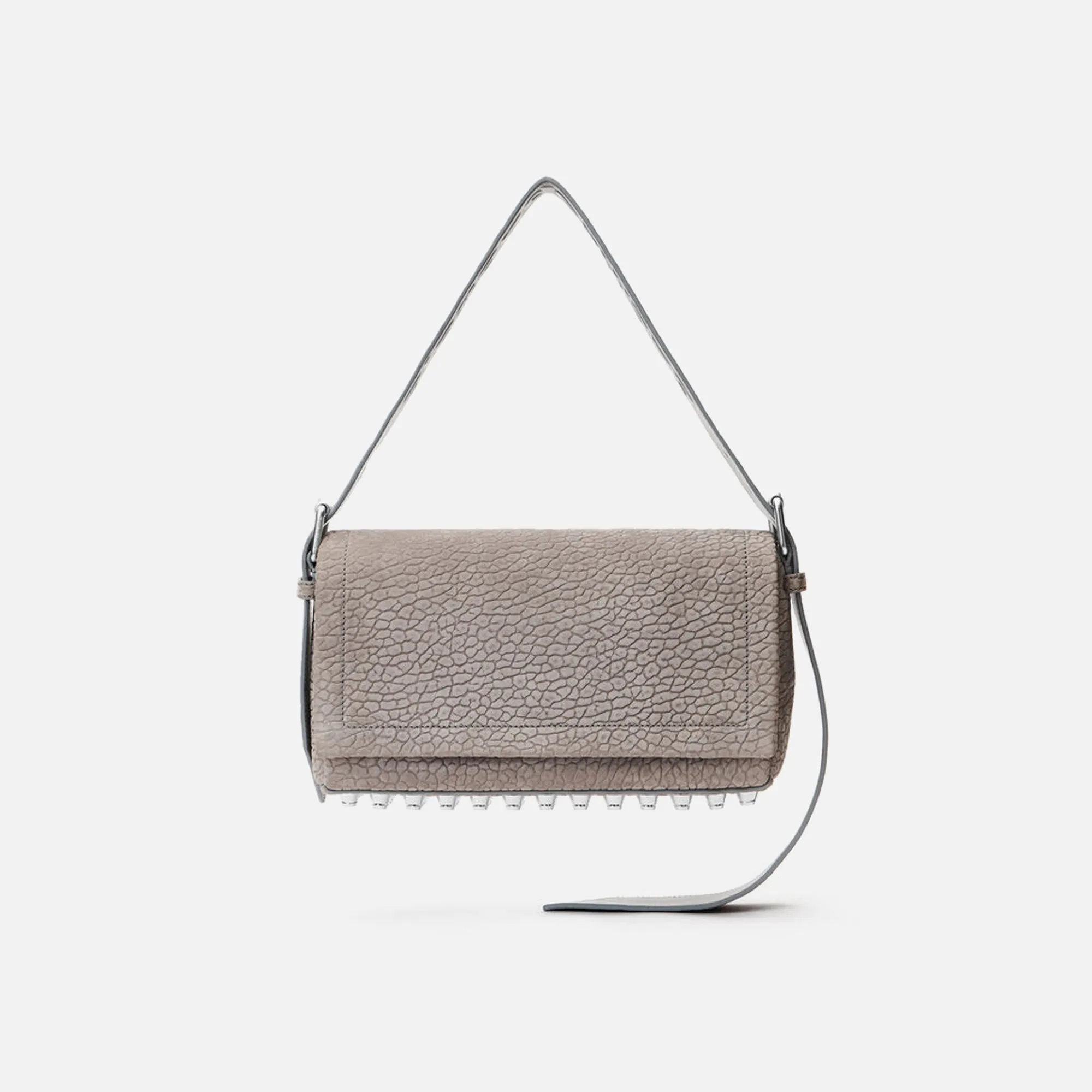 Alexander Wang Ricco Medium Flap Bag - Grey sold by Kith