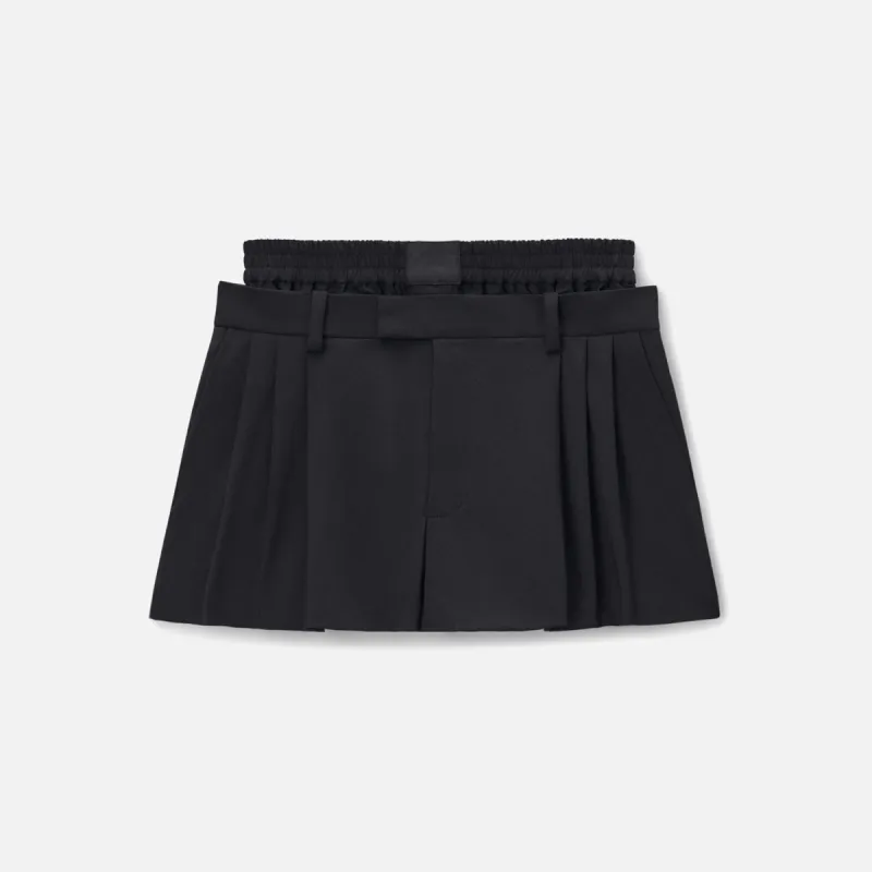 Alexander Wang Pleated Short With Boxer - Black sold by Kith
