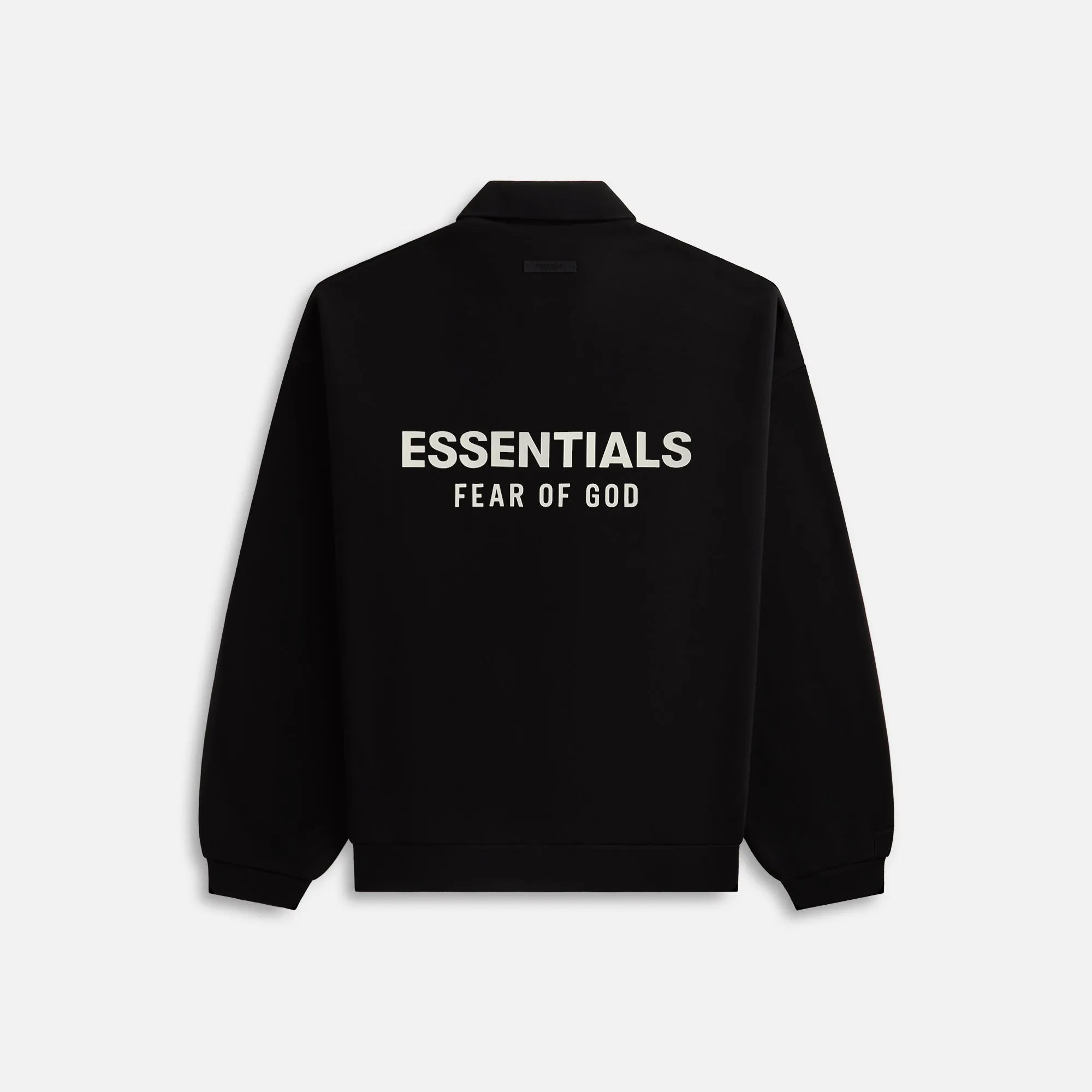 Essentials Fleece Polo - Black sold by Kith product image thumbnail 2