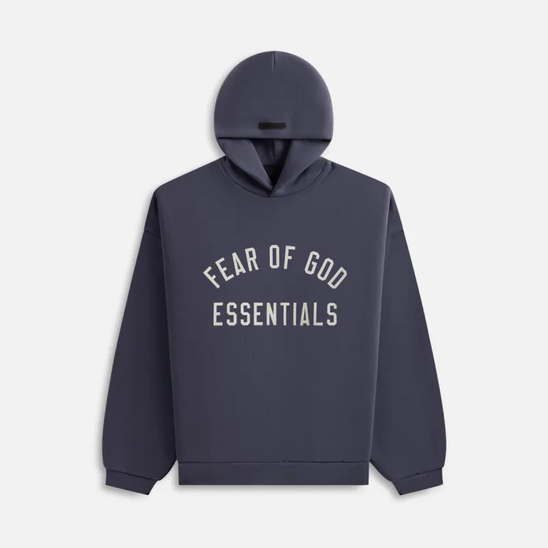 Essentials Fleece Hoodie - Marine sold by Kith