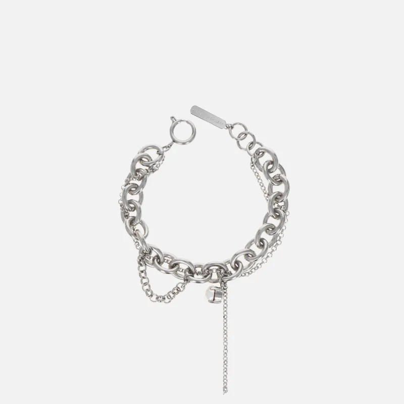 Justine Clenquet Lucy Bracelet - Palladium sold by Kith