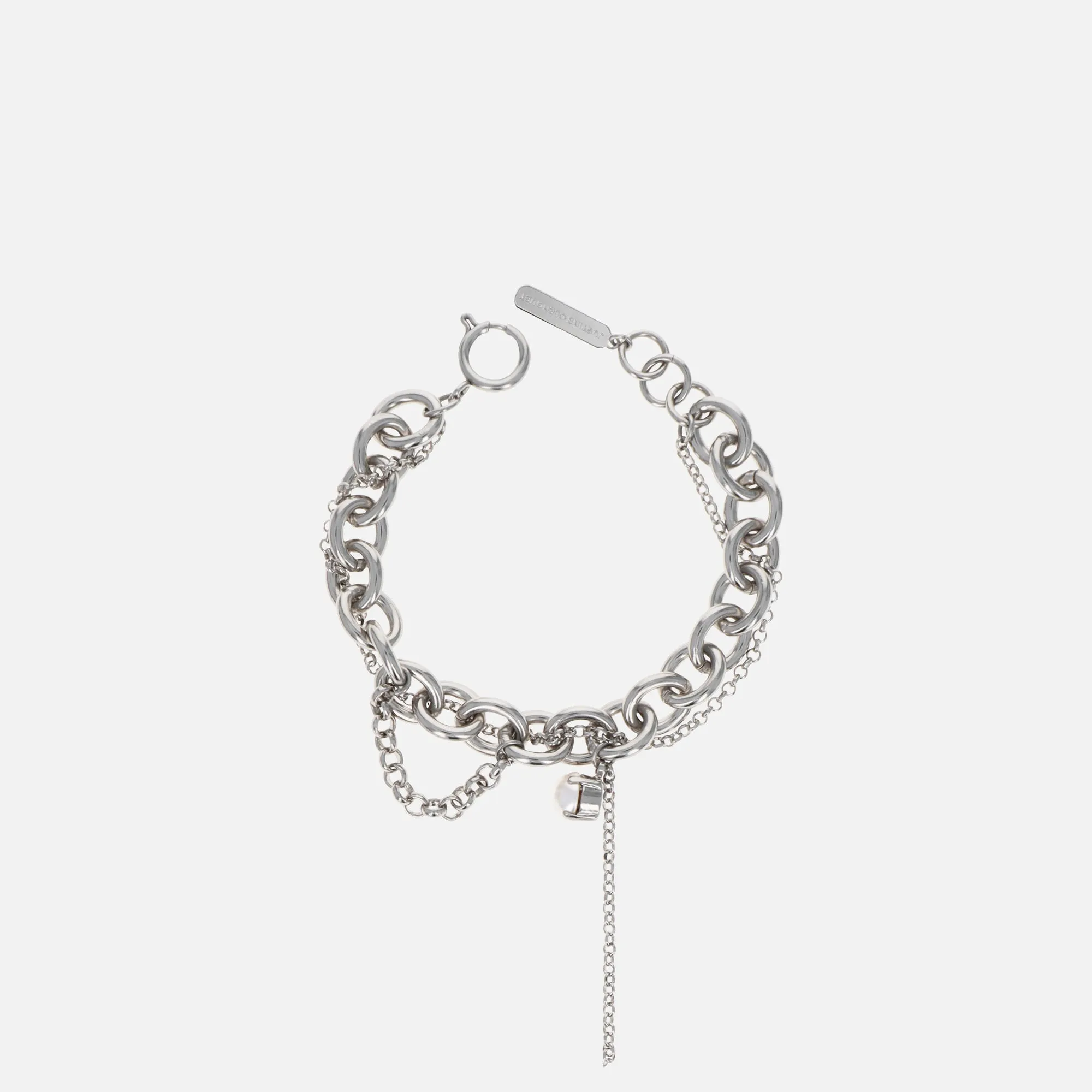 Justine Clenquet Lucy Bracelet - Palladium sold by Kith