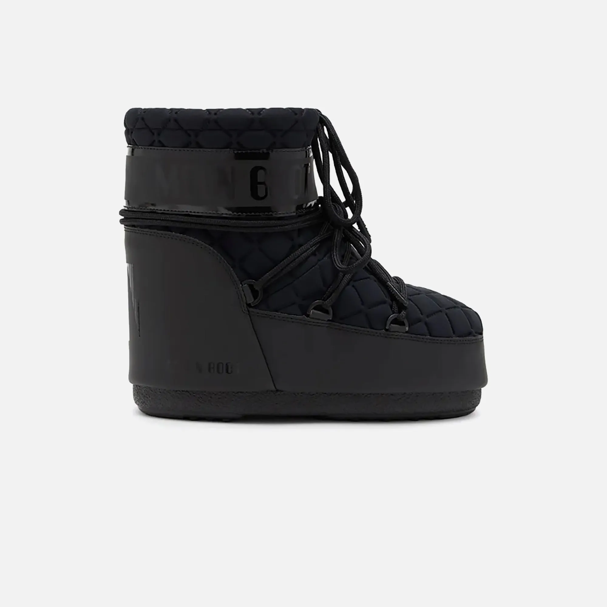 Moon Boot Icon Low Quilt - Black sold by Kith