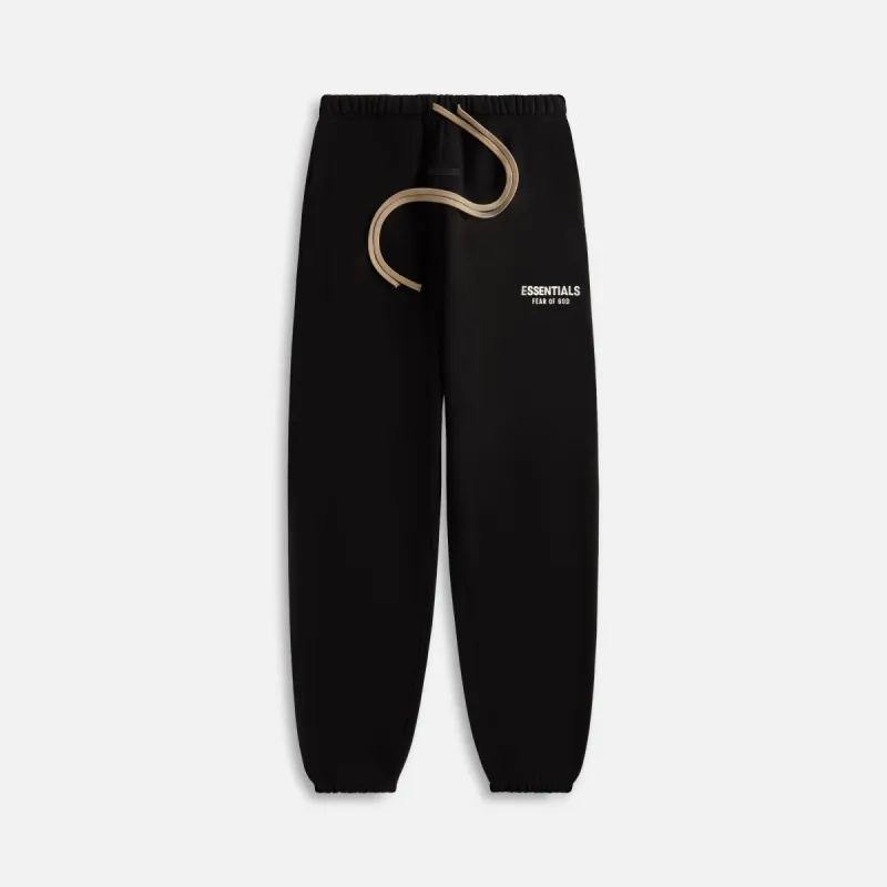 Essential Fleece Sweatpants - Black sold by Kith