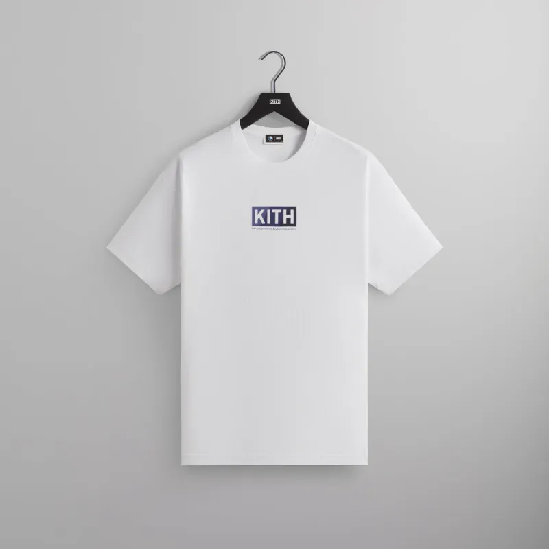 Kith for BMW Technoviolet Vintage Tee - White sold by Kith