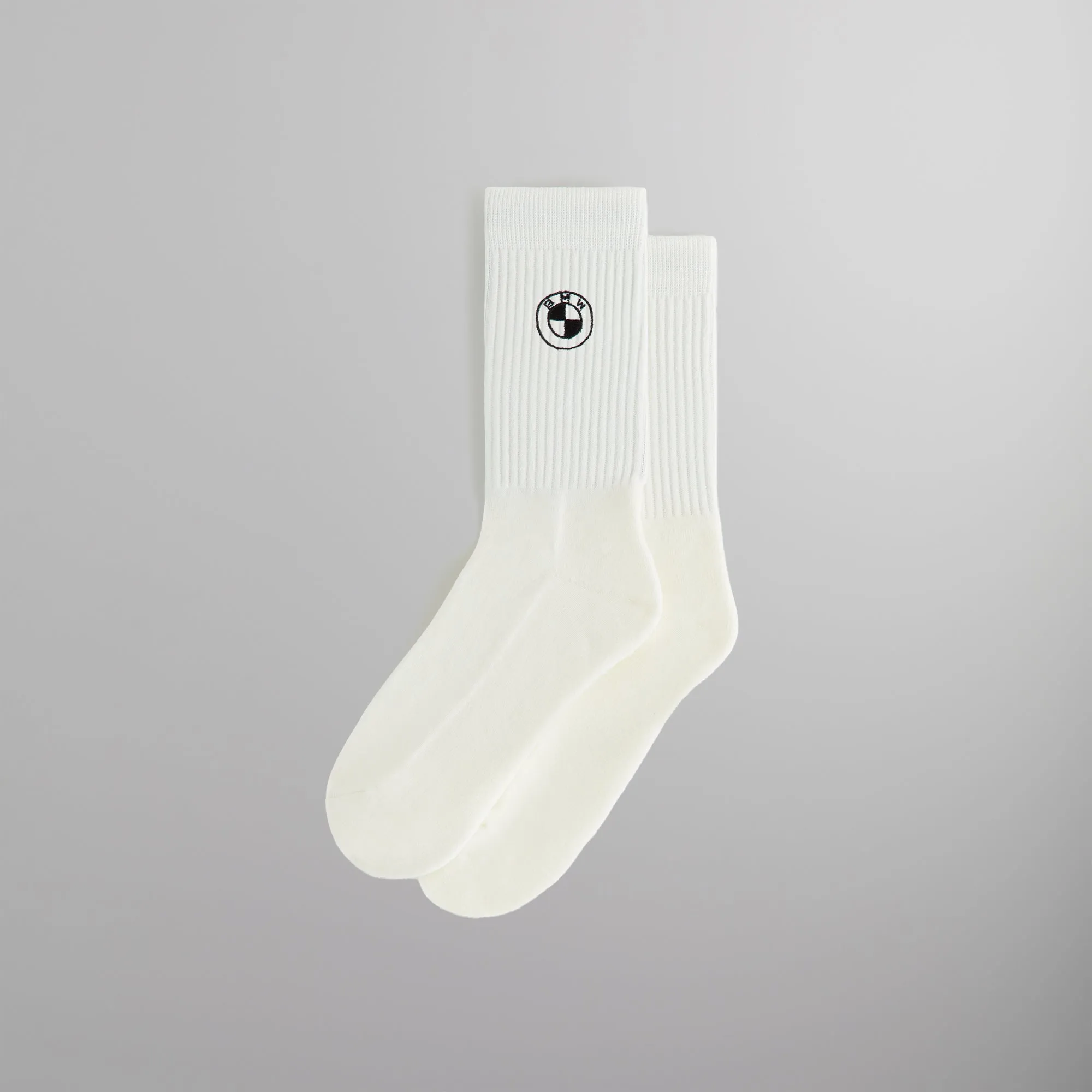 Kith for BMW Rondel Crew Socks - White sold by Kith