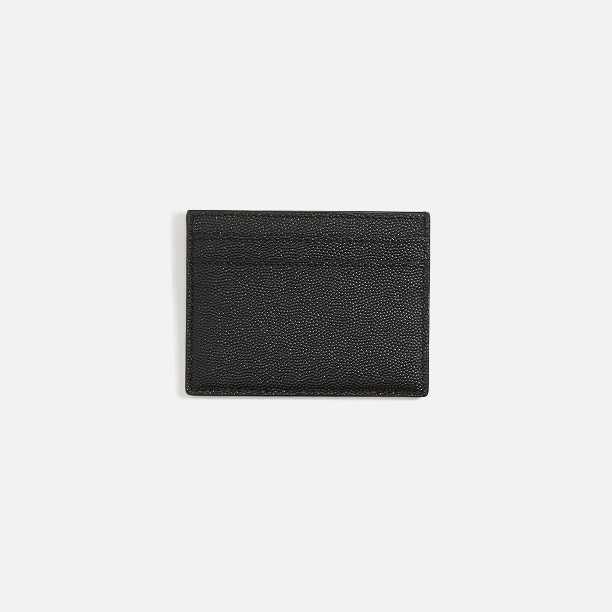 Saint Laurent YSL Calfskin Credit Card Case - Black sold by Kith product image thumbnail 2