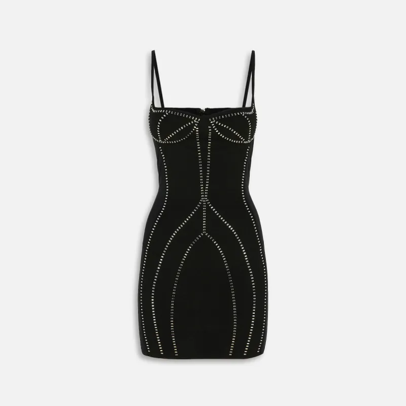 The Attico Mini Dress - Black made by The Attico