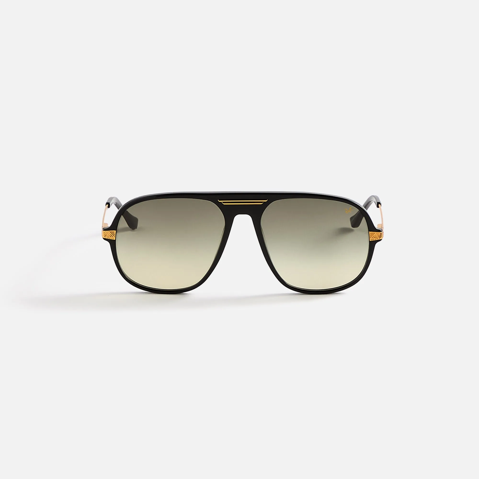 Vintage Frames Lucky Black Acetate - Gray Gradient sold by Kith