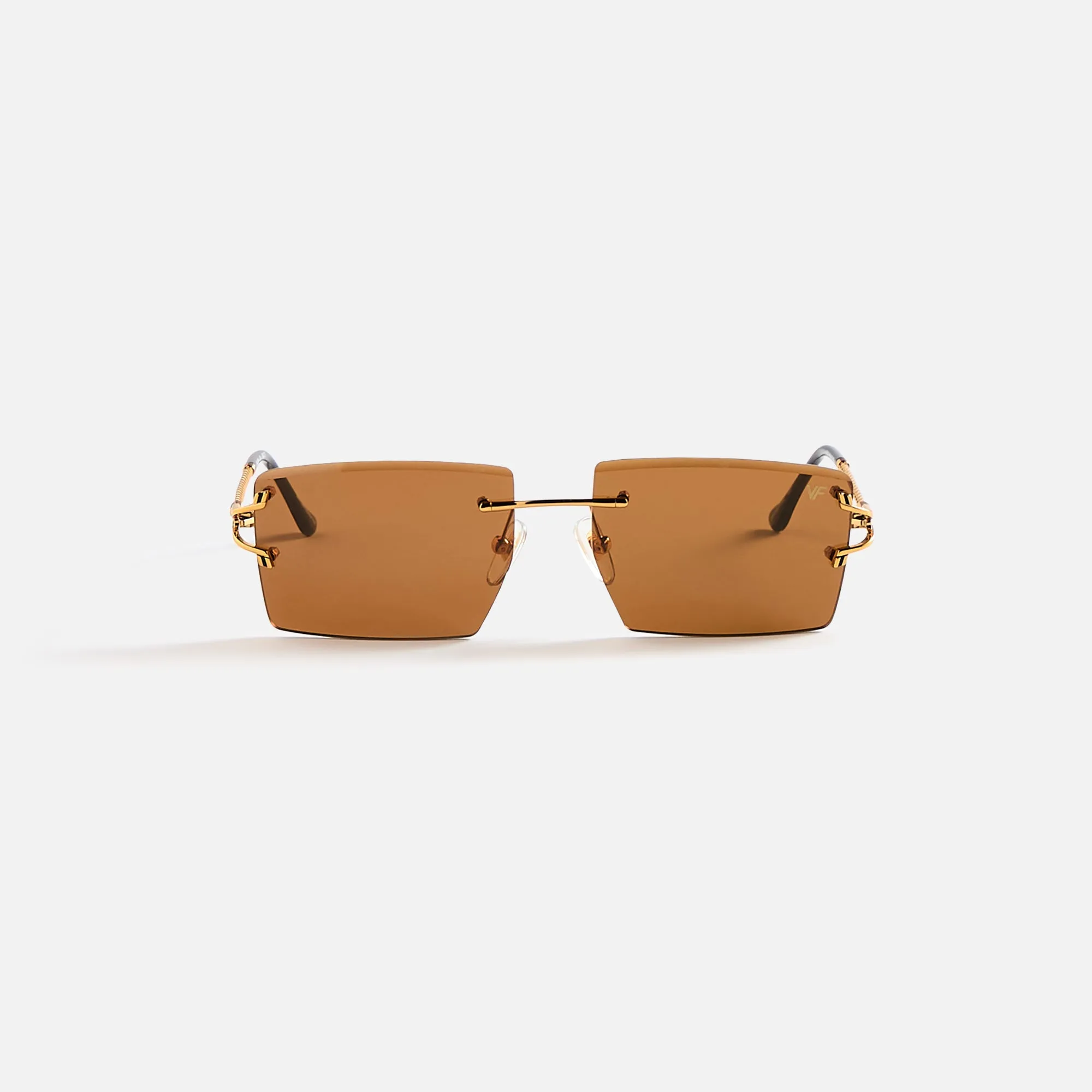 Vintage Frames Icon Drill Mount 24kt Yellow Gold - Orange sold by Kith