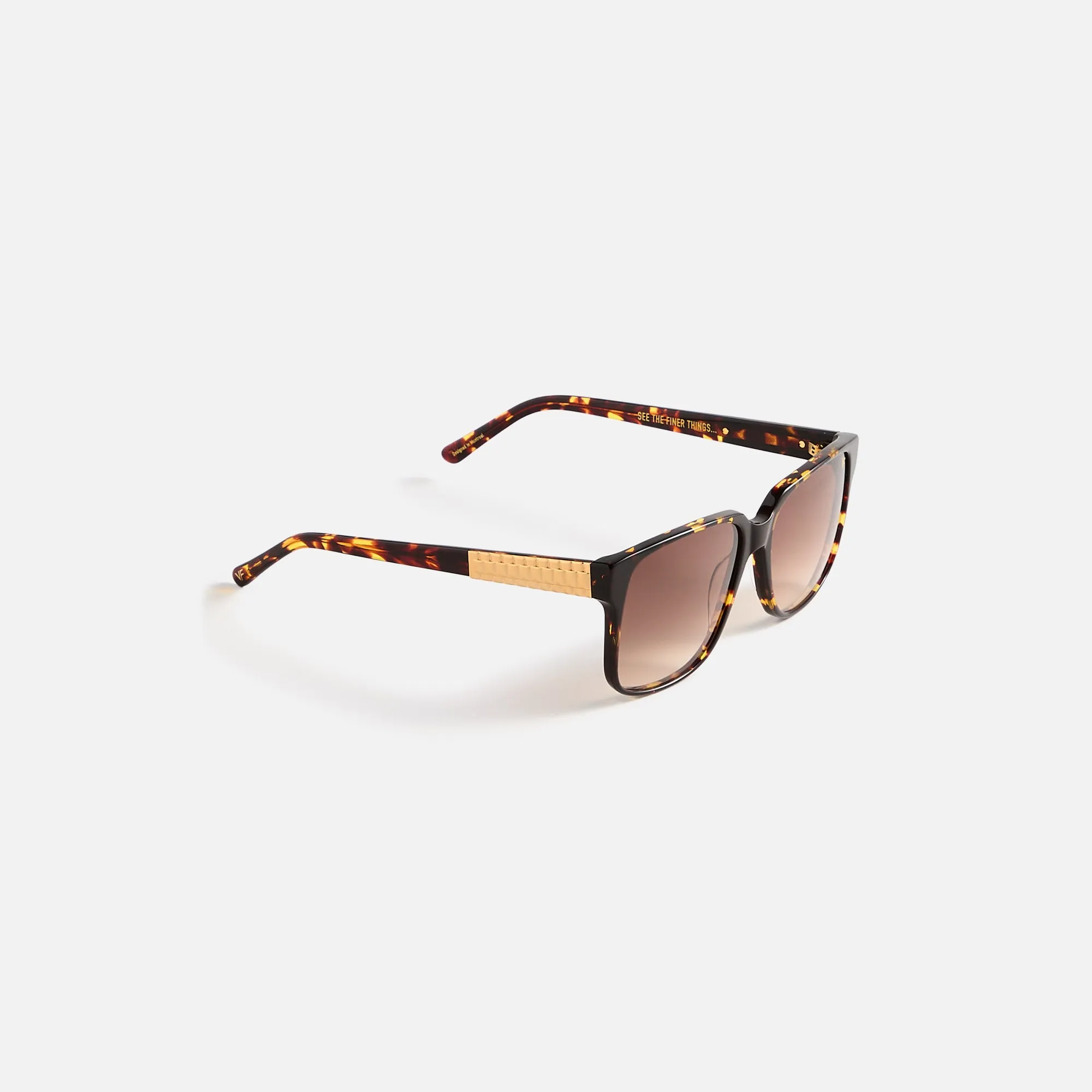 Vintage Frames Connoisseur Brown Tortoise Acetate - Tan sold by Kith product image thumbnail 2