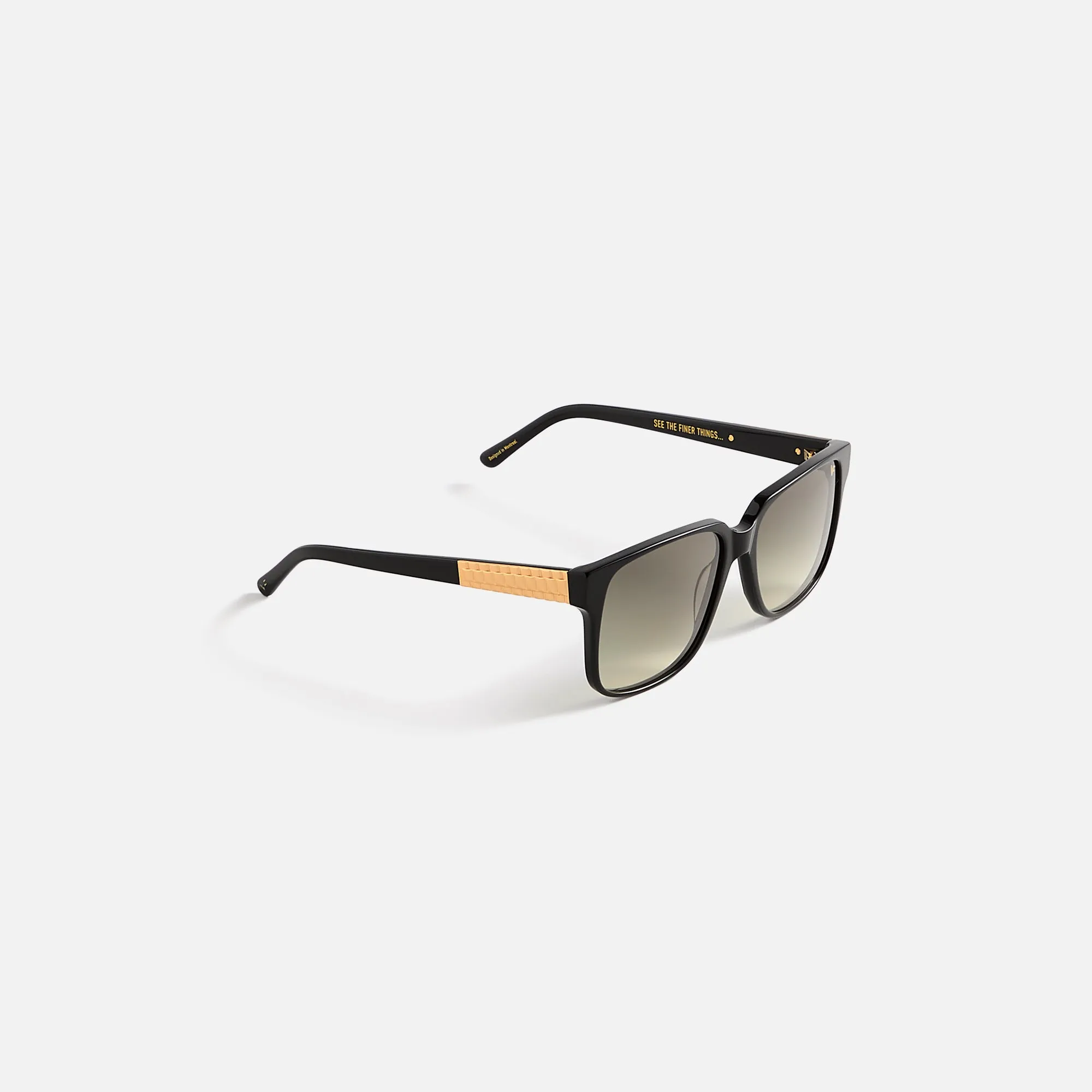 Vintage Frames Connoisseur Black Acetate - Grey sold by Kith product image thumbnail 2