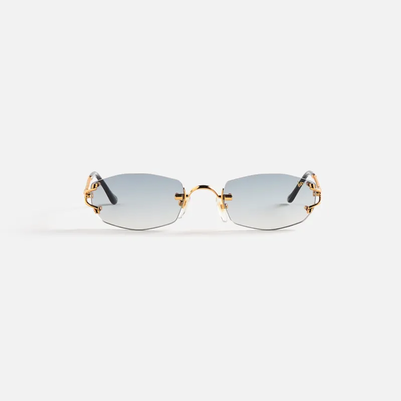 Vintage Frames Aspen Drill Mount 24KT Gold - Grey sold by Kith