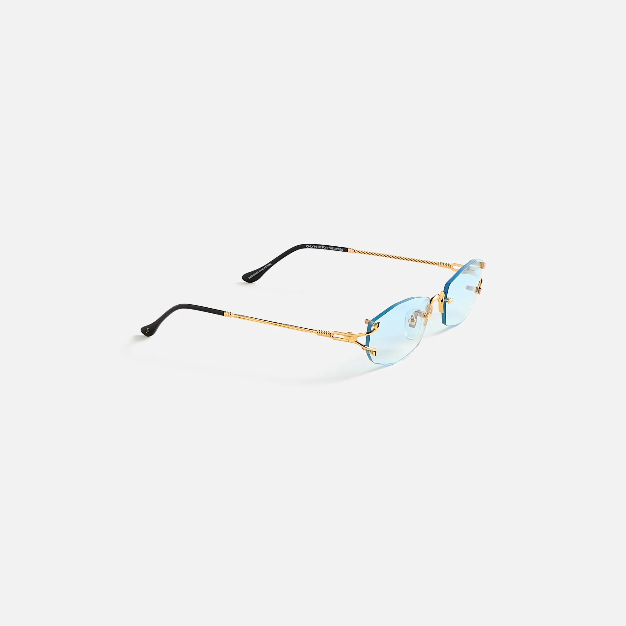 Vintage Frames Aspen Drill Mount 24KT Gold - Blue sold by Kith product image thumbnail 2