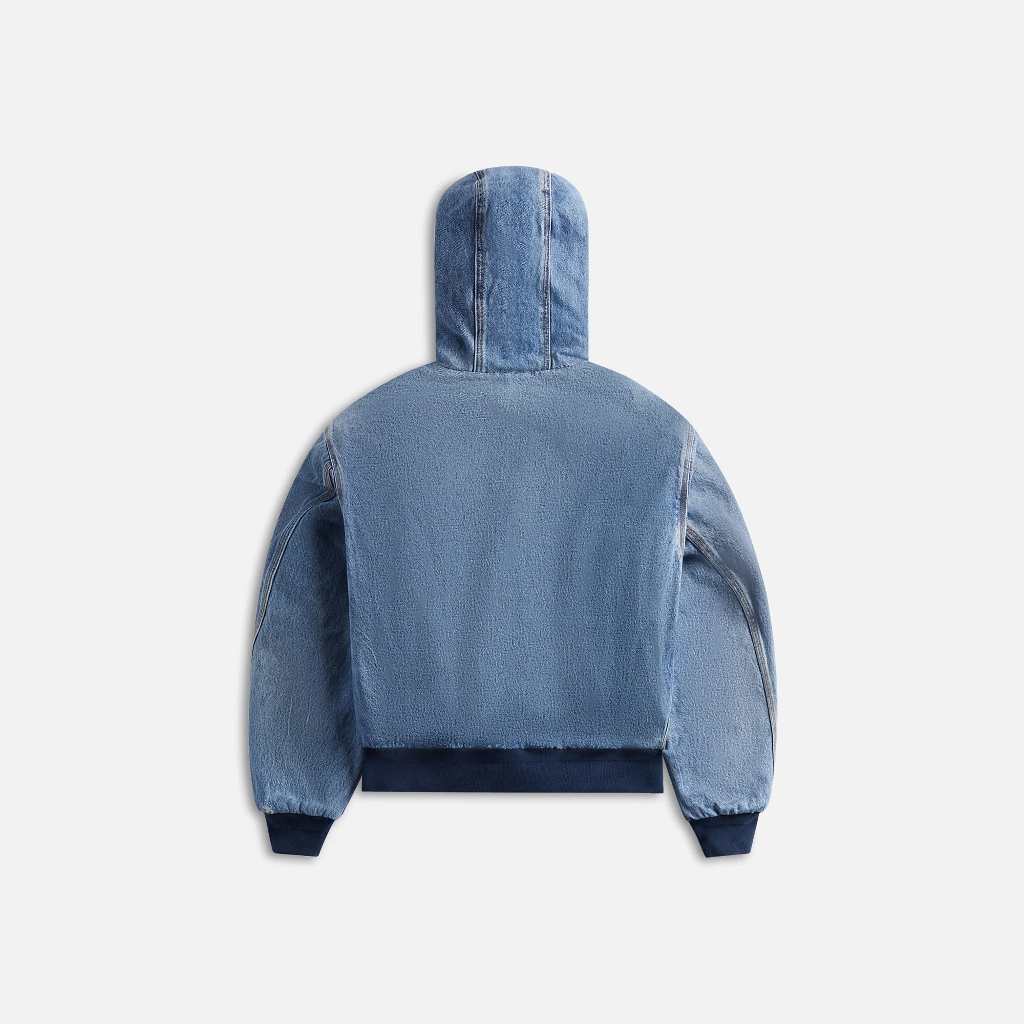T by Alexander Wang Unisex Rounded Workwear Zip front Jacket - Worn Indigo sold by Kith product image thumbnail 2