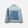 Noon Goons Jailhouse Quilted Denim Jacket - Beach Blue sold by Kith