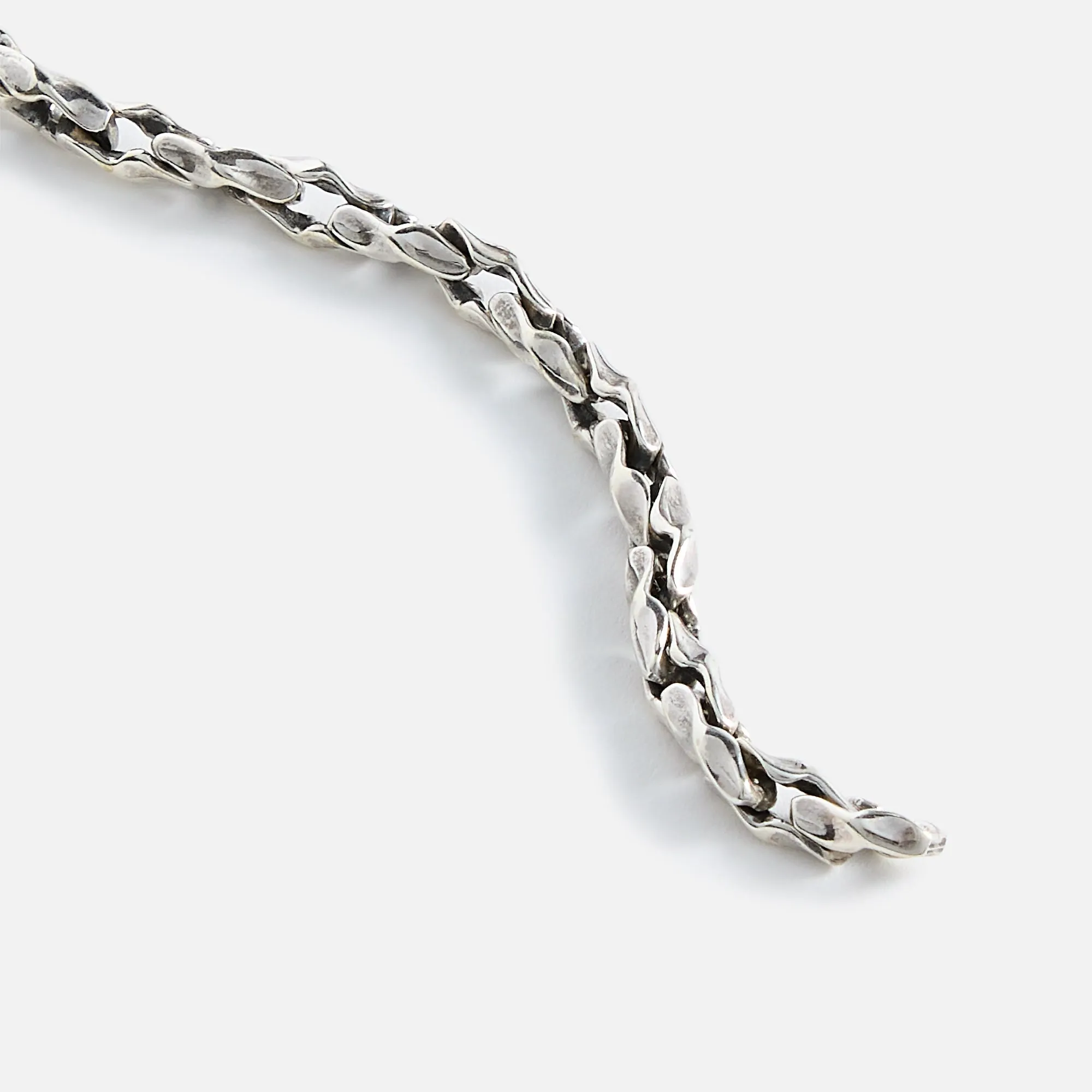 Emanuele Bicocchi Small Round Braid Bracelet - Silver sold by Kith product image thumbnail 2