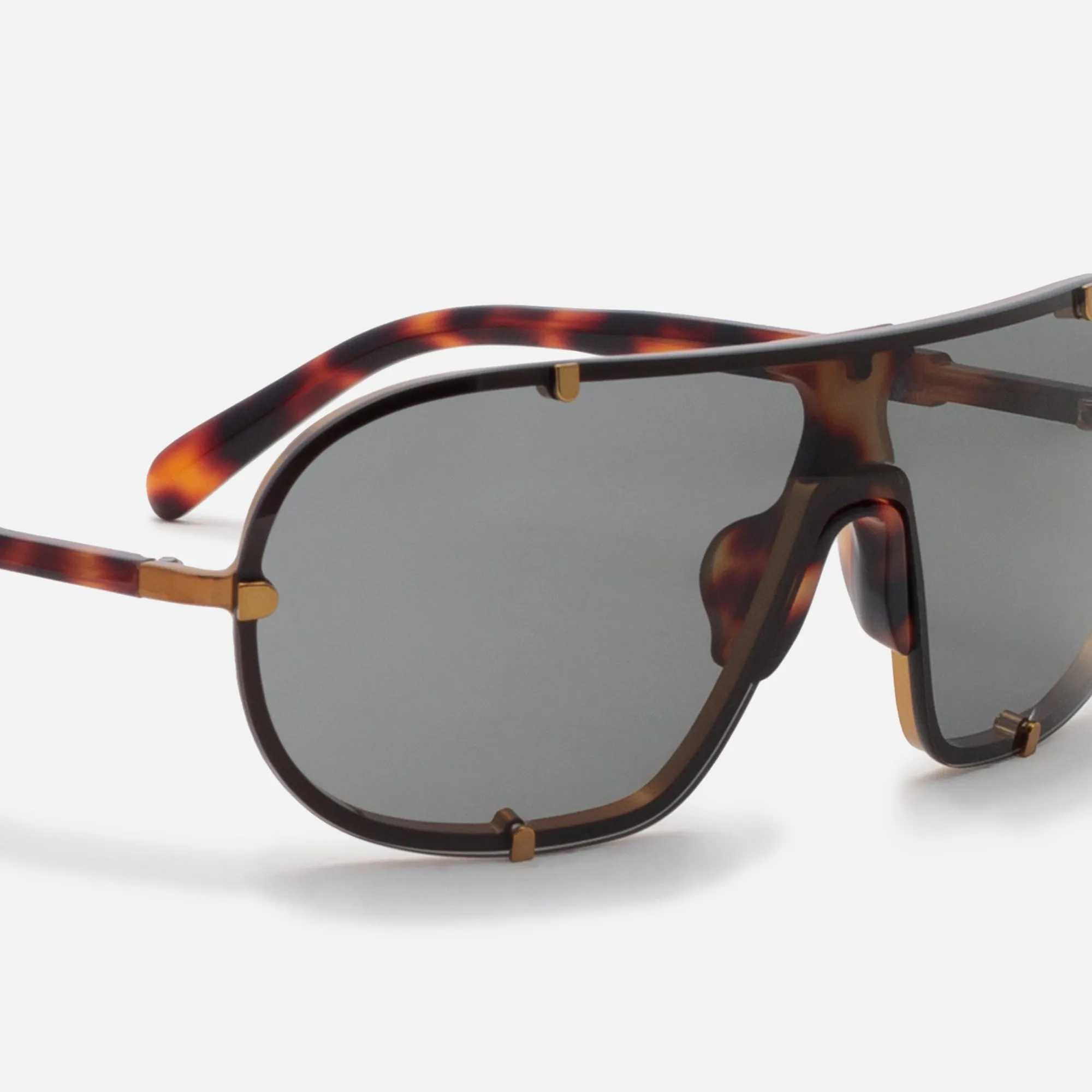 Dries Van Noten 216 C5 Aviator Frames - Old Gold sold by Kith product image thumbnail 2