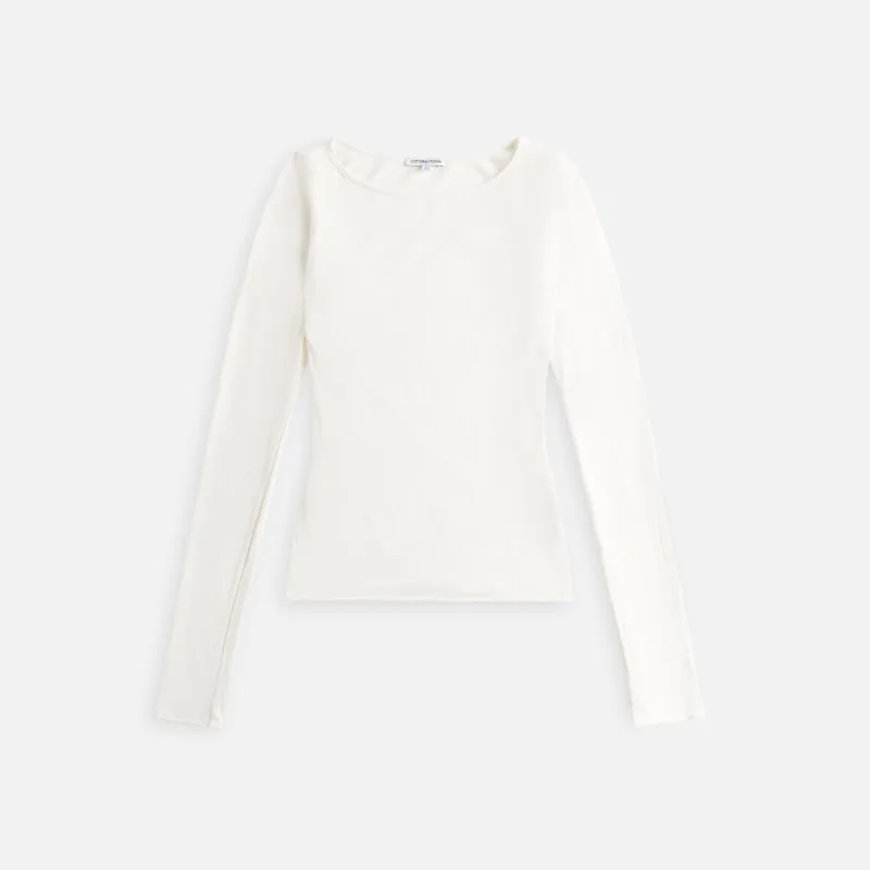 Cotton Citizen Marbella Boat Neck Tee - Bone sold by Kith