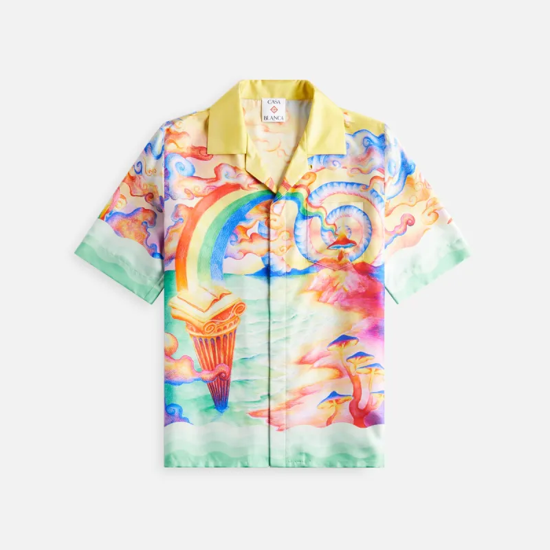 Casablanca Short Sleeve Cuban Collar Shirt - Natures Teacher sold by Kith