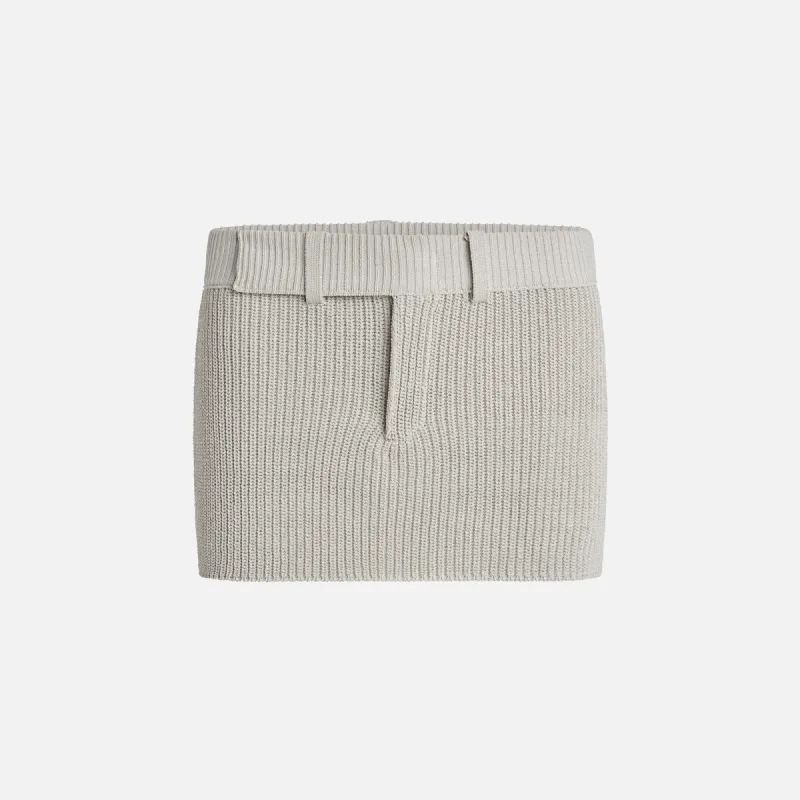 Aya Muse Caeli Skirt - Heather Grey sold by Kith