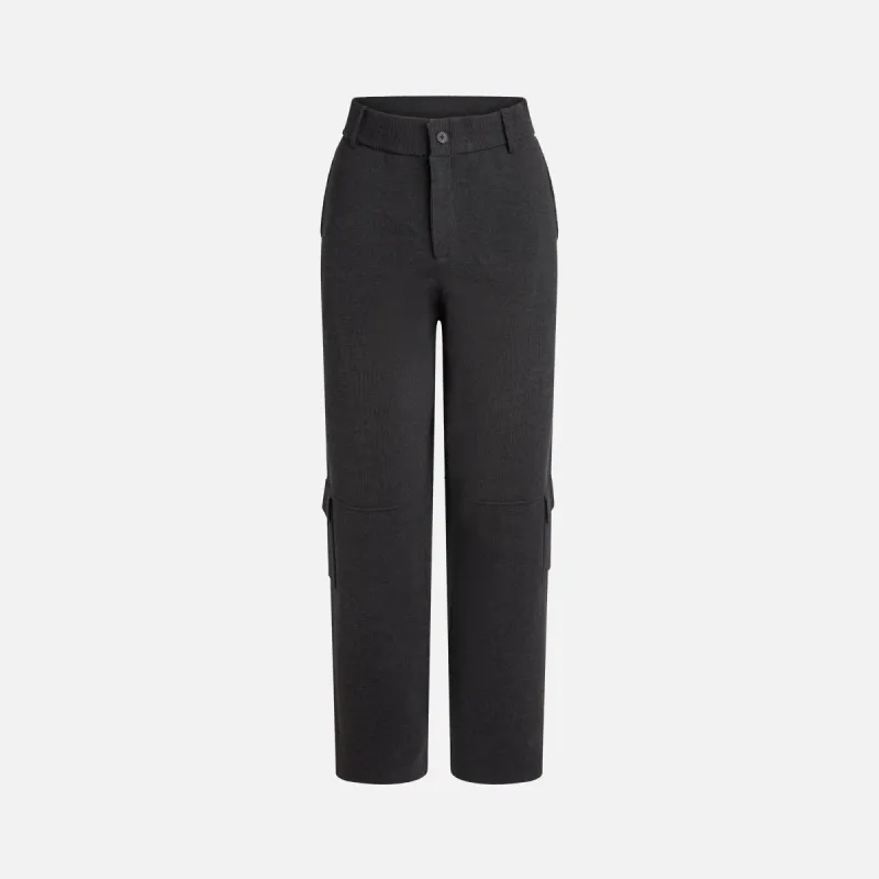 Aya Muse Basics Knit Cargo Pants - Charcoal sold by Kith