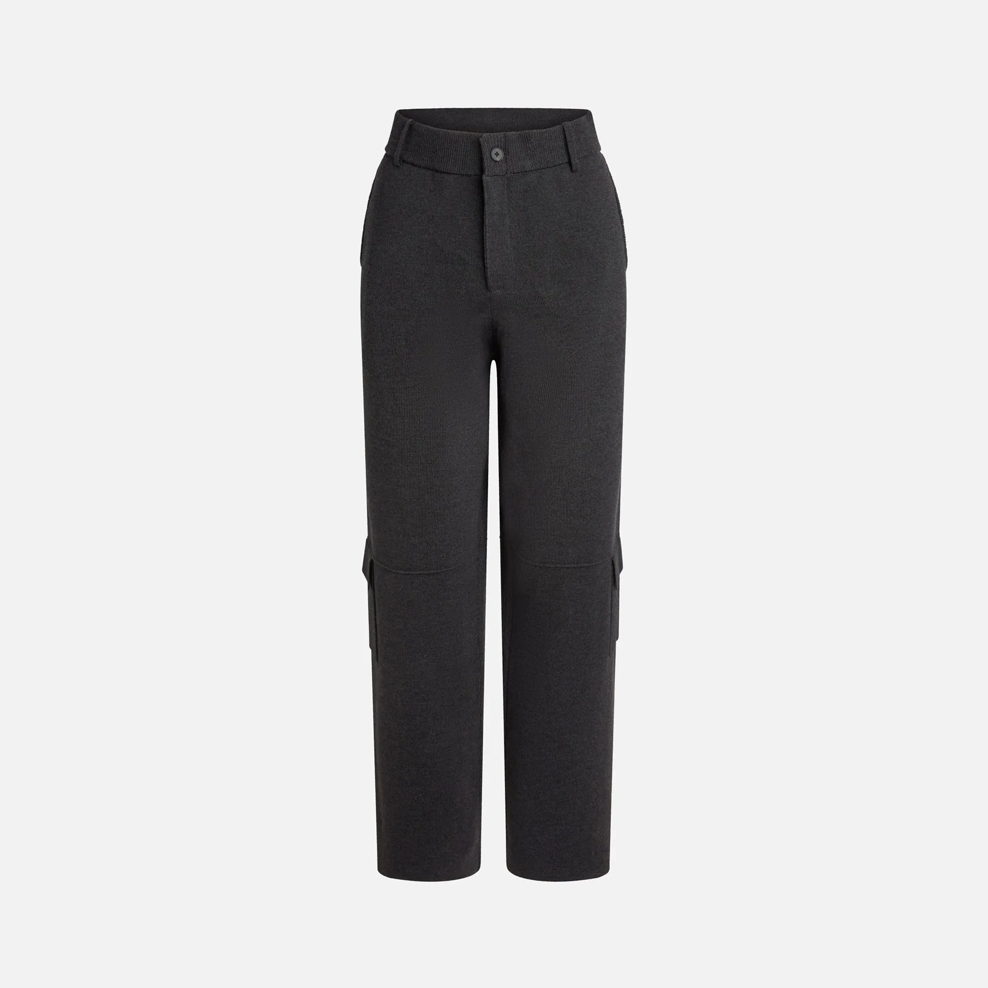 Aya Muse Basics Knit Cargo Pants - Charcoal sold by Kith